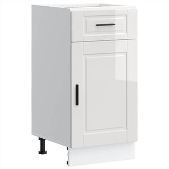 vidaXL Vidaxl - Base Da Cucina Porto Bianco Lucido In Legno Multistrato