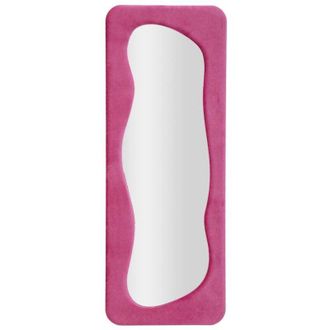 Dmora Dmora - Espejito Casciago, Espejo, Objeto De Decoraci&oacute;n De Pared, Decoraci&oacute;n De Espejo, 40x4 H160 Cm, Fucsia