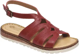 Lobo Solo Womens 1862 Sandal In Red