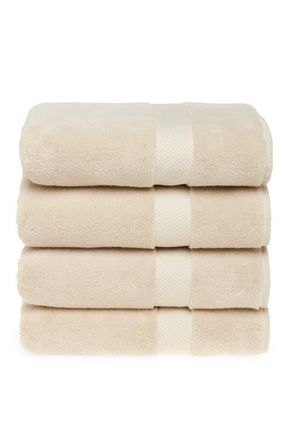 Nordstrom Organic Hydrocotton Set of 4 Bath Towels $140 Value in Beige Oatmeal at Nordstrom, Size 4 Piece Set