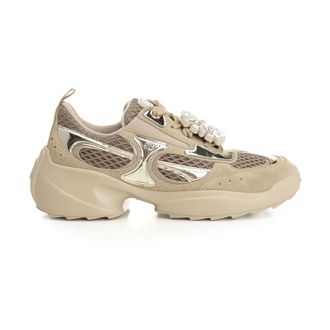 Roger Vivier Viv on the Run Trainers - female - Roger Vivier - Sneakers - Beige - 7 UK - Shoes