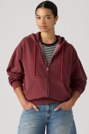 Levi's Vintage Relaxed Hoodie - Mujer - XS - Red / Garment Dye Cabernet