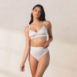 Lounge Nurture Nursing Bra - Cream - XXL