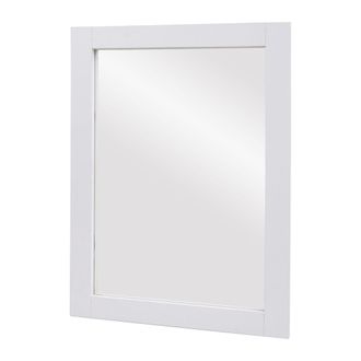 Hhg Hhg - Nunca Usado] Espejo De Pared 631, Espejo De Ba&ntilde;o Muebles De Ba&ntilde;o, Certificado Mvg 72x52cm, Blanco