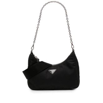 Prada Pre-owned Prada Mini Saffiano Trimmed Tessuto Re Edition 2005 Satchel Ladies AZWMEGCGGU2QC78G