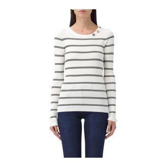 Liu Jo Dames, Truien, Wit, Maat: L Viscose