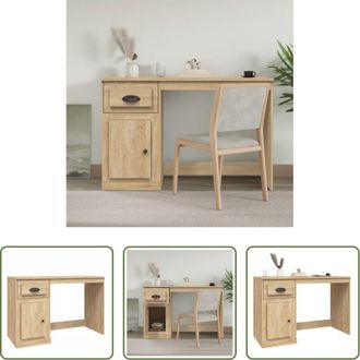 vidaXL Cassetto - Scrivania Cassetto Rovere Sonoma 115x50x75 cm Legno Multistrato