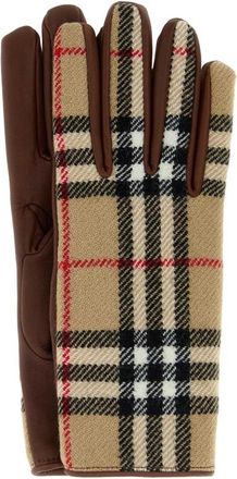 Burberry Gant met ruitpatroon - unisex - Handschoenen - Veelkleurig - 8 1/2 IN - Wol - Accessoires