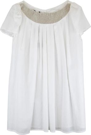 Elisabetta Franchi Mujer, Vestidos, Blanco, Talla: S