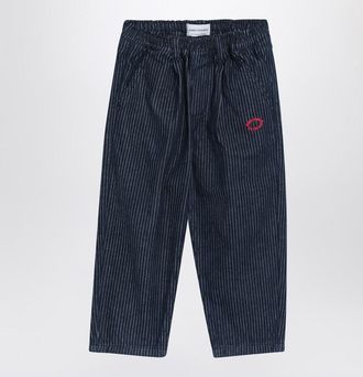 Bobo Choses Navy blue striped jeans