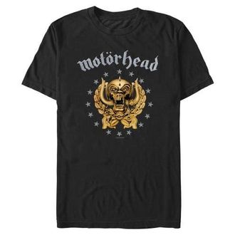 Mot&ouml;rhead Mens Motorhead Golden Snaggletooth Graphic T-Shirt in Black at Nordstrom, Size Xxx-Large