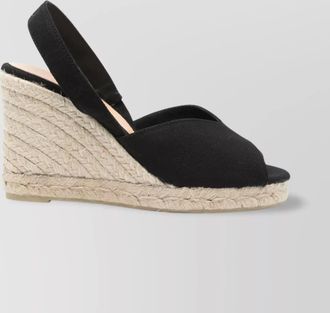 Castaner canvas espadrilles wedge jute sole