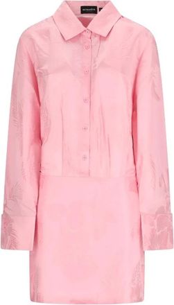 Retrof&ecirc;te Dames, Jurken, Roze, Maat: S Zijde