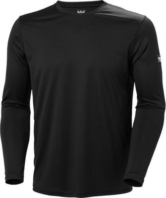 Helly Hansen Tech Crew L/S 2.0 Kunstfaserunterw&auml;sche f&uuml;r Herren | schwarz