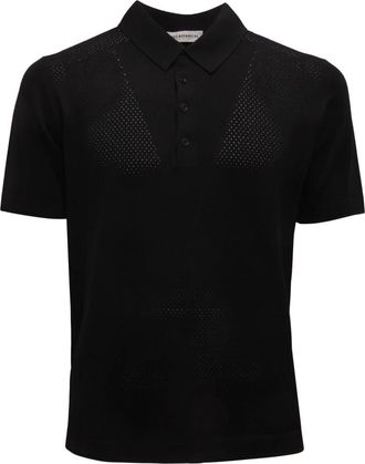Goes Botanical Polo 108 traforata - - Tops - Uomo - Nero - M