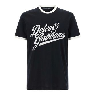 Dolce & Gabbana Hombre, Camisetas, Azul, Talla: M