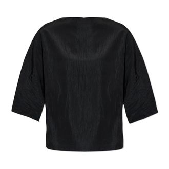 STUDIO NICHOLSON T-Shirts, female, Black, Size: 2XS Bascom Top