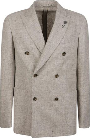 Lardini Blazers - Heren - Blazers - Beige - M - Jassen