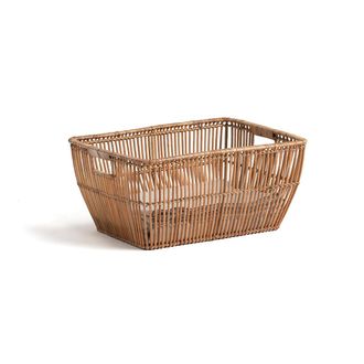 AM.PM Linnenmand in rotan L50xH24cm Sentaku