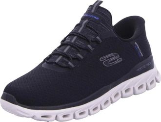Skechers Klassieke Veter Sneaker - Dames - Schoenen - Zwart - Maat: 42 EU