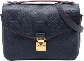 Louis Vuitton Pre-owned Cross Body Bags, female, Blue, Size: ONE SIZE Pre-owned Pochette Metis