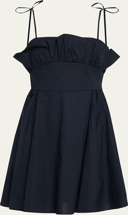 Kika Vargas Mia Poplin Mini Dress