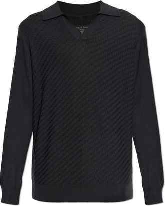 Rag & Bone Wool Turtleneck - Heren - V-hals truien - Grijs - XL - Wol - Truien & Vesten