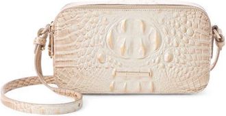 Brahmin Danica Croc Embossed Leather Crossbody Bag in Contour at Nordstrom