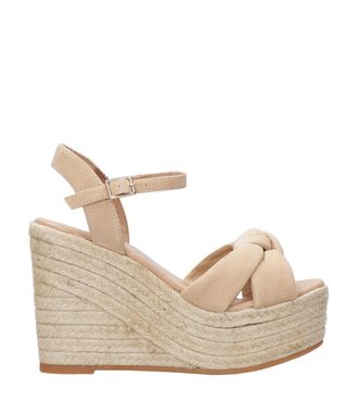 Espadrilles Sandalen Kamel