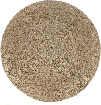 Bazar Bizar Alfombra de sisal en marr&oacute;n 200x200x2 cm