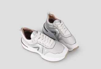 Alexander Smith Liverpool Woman in ivory nylon and dusty laminated