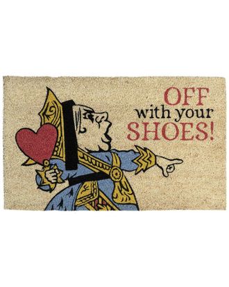 Entryways Victoria & Albert Museum Queen Of Hearts Coir Doormat