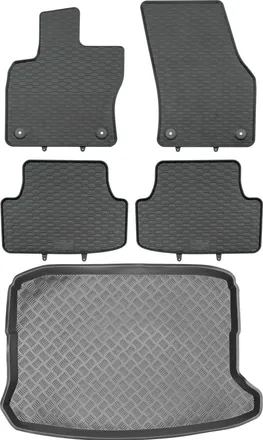 OEM Juego De Alfombrillas De Goma Para Coche Y Maletero Para Seat Ateca Suv A Partir De 2016