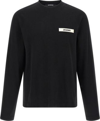 Jacquemus Black Le T-shirt Gros-Grain T-shirt