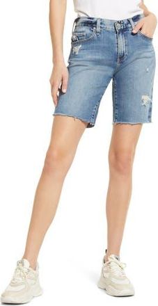 AG - Adriano Goldschmied Nikki Raw Hem Denim Bermuda Shorts in 16 Years Shotgun at Nordstrom Rack, Size 23