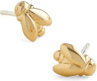 Madewell Demi-Fine Bee Stud Earrings in 14K Gold at Nordstrom