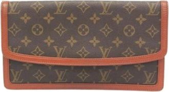 Louis Vuitton Pre-owned Canvas Clutch - Dames - Vintage Clutch - Bruin - ONE Size - Vintage