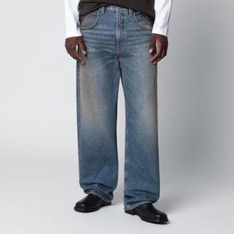 A Gold E Fusion jeans in washed indigo denim