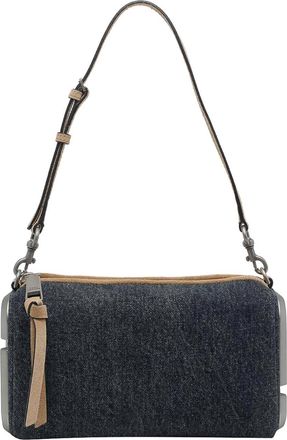 Marc Jacobs Denim The Denim Suede Snapshot Shoulder Bag