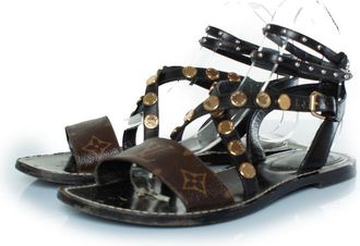 Louis Vuitton Louis Vuitton Monogram criss cross sandalen