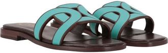 Tod's Womens Blue Sandal, Size 7.5