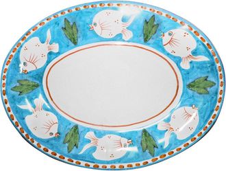 Arcucci Poseidon sky oval tray 43 cm