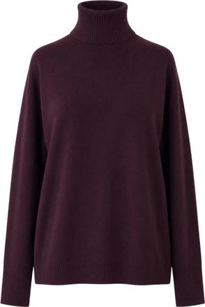 SOLOTRE Jersey de cuello alto - Knitwear - Mujer - P&uacute;rpura - XL