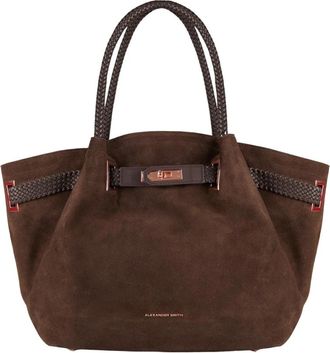 Alexander Smith Brooke Tote - Dames - Shoppers - Bruin - ONE Size - Su&egrave;de - Tassen