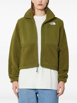 The North Face Denali zip-up fleece jacket - women - Recycled Polyester/Nylon/Polyester - M - Green