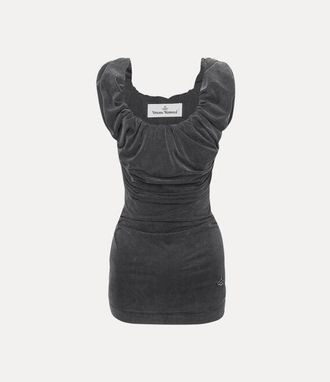 Vivienne Westwood Ginnie Jersey Top Cupro Jrsy Black XS Women