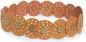 Vince Camuto Concho Grommet Disc Belt in Cognac at Nordstrom Rack, Size X-Large