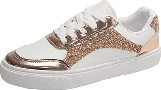 Generic Beach Shoes Women Sneaker Glitter Sparkly Fashion Shiny Casual Sequin Concert Shoes Canvas Top Comfortable Cushioned Walking for Street Wedding Night 
