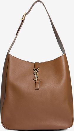 Saint Laurent Weiche Hobotasche aus genarbtem Leder Le 5 &agrave; 7