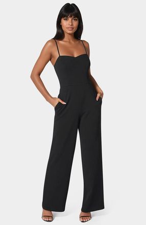 Bebe Womens Sweetheart Jumpsuit